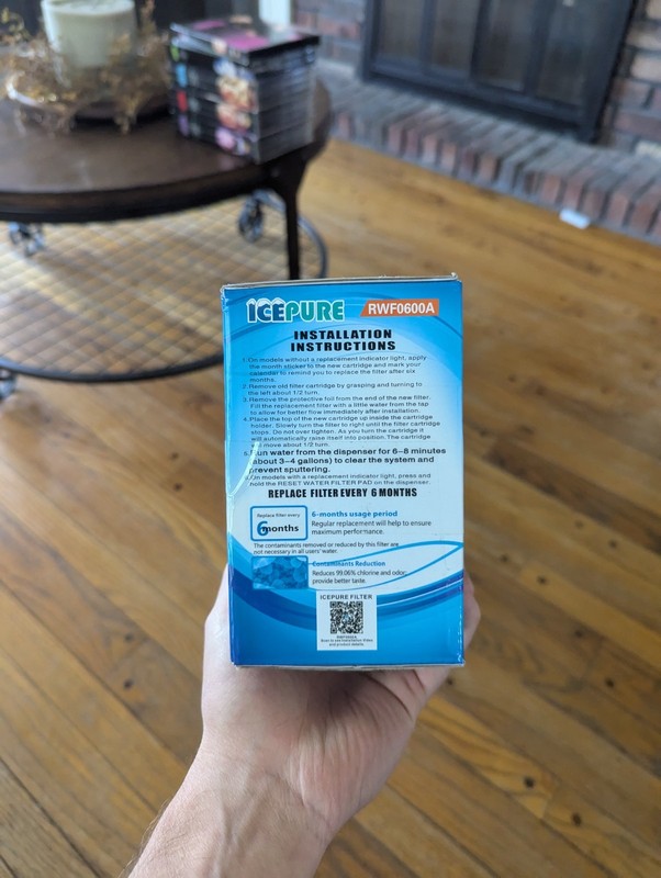 ICEPURE Replacement Water Filters: Model RWF0600A - 2 Pack (Brand New) gallery
