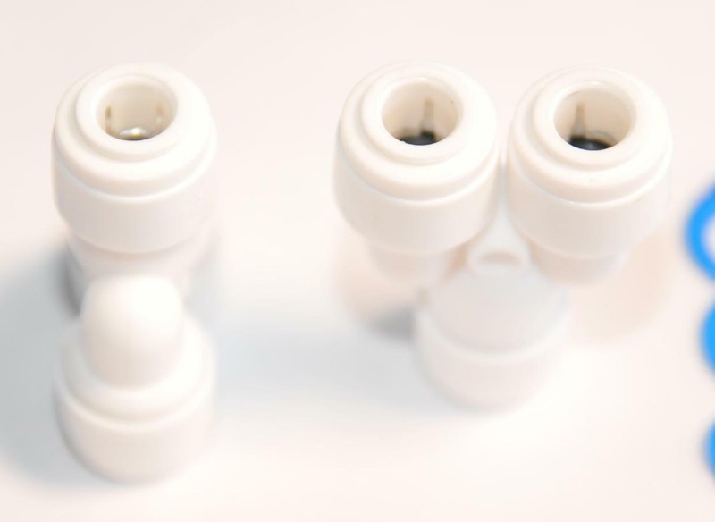 ¼” 3 TREE WAY UNION TEE TUBE QUICK PUSH CONNECT RO REVERSE OSMOSIS WATER FILTER gallery