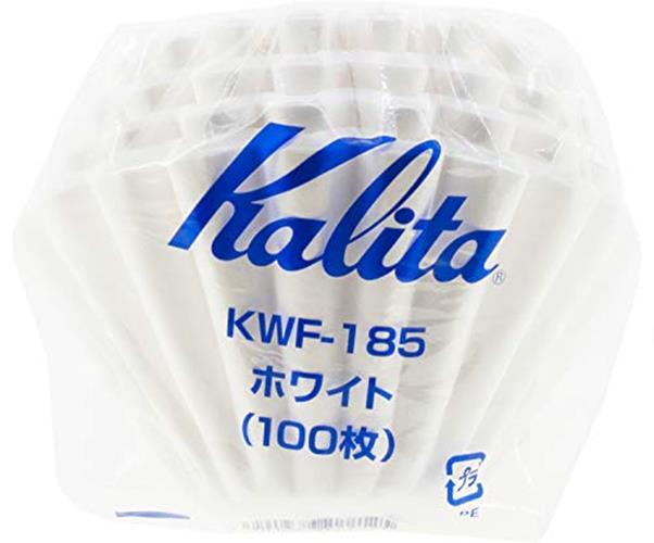 Kalita Wave Paper Coffee Filters I Larger Size 185 I 100 Assorted Styles