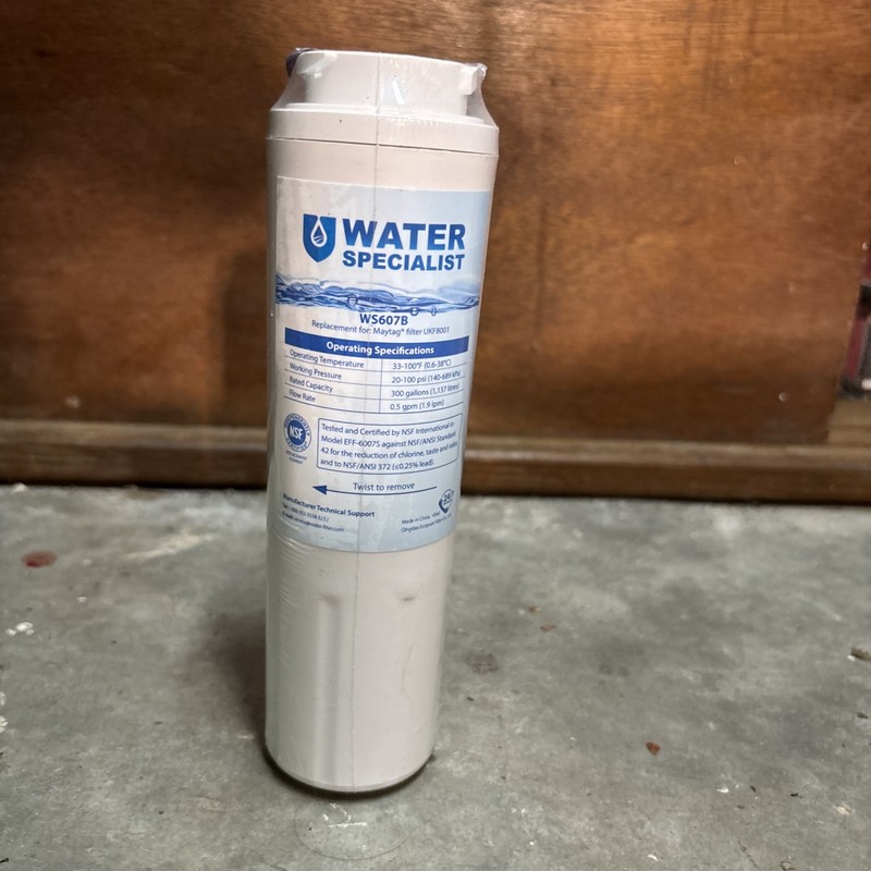 Water Specialist Brand Replacement Filter Cartridge Model WS607B – NEW