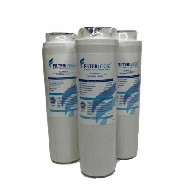 FilterLogic FL-RF07 Refrigerator Water Filter for Maytag UKF8001 (3) Filters New