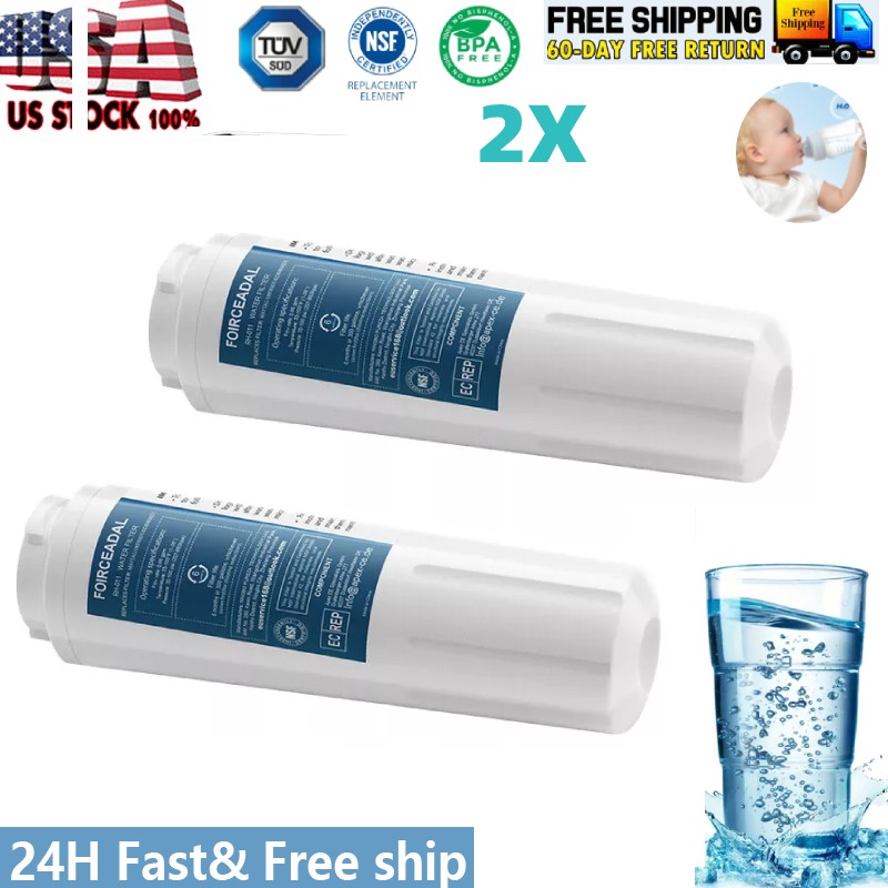 Fit for UKF8001 4396395 RWF0900A UKF8001AXX-200 Refrigerator Water Filter 2-PCS