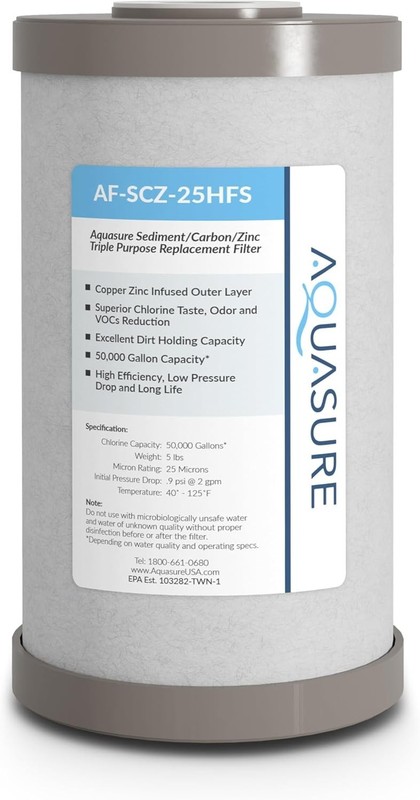 Water Filtration Replacement Filter 1 Count Inhibits Bacteria Removes Impurities gallery