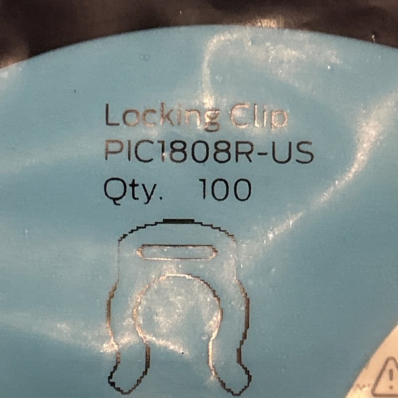 John Guest PIC1808R-US 1/4 “ Tube Red Plastic Locking Clip 100 Pk gallery