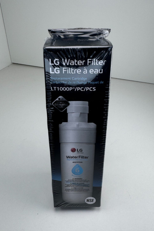 LG Water Filter Replacement Cartridge LT1000P ADQ747935 New Sealed Fridge