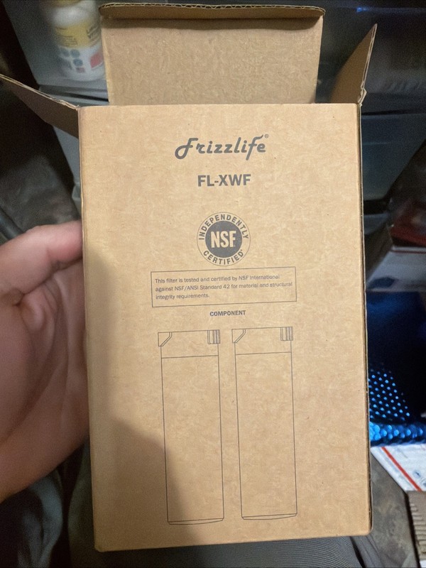 FRIZZLIFE FL-XWF Refrigerator Water Filter Replacement 2 Pack