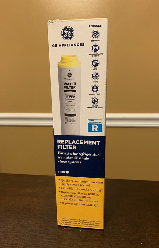 NEW GE Replacement Water Filter for Single Stage or Inline Systems FQK1K
