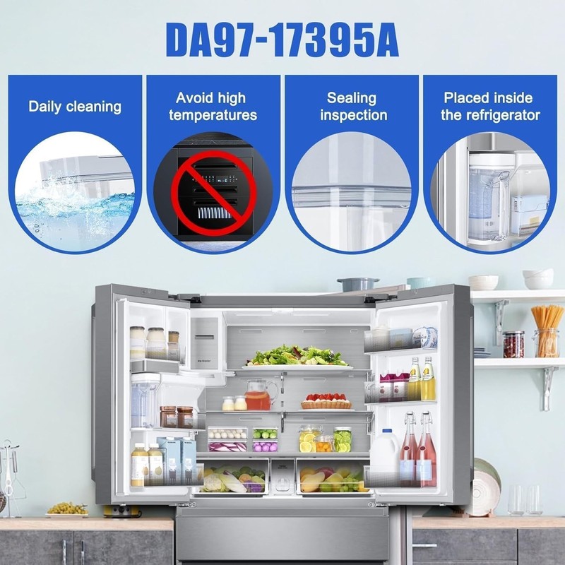 Versatile DA97-17395A Water Pitcher Replacement for Multiple Samsung Fridges gallery
