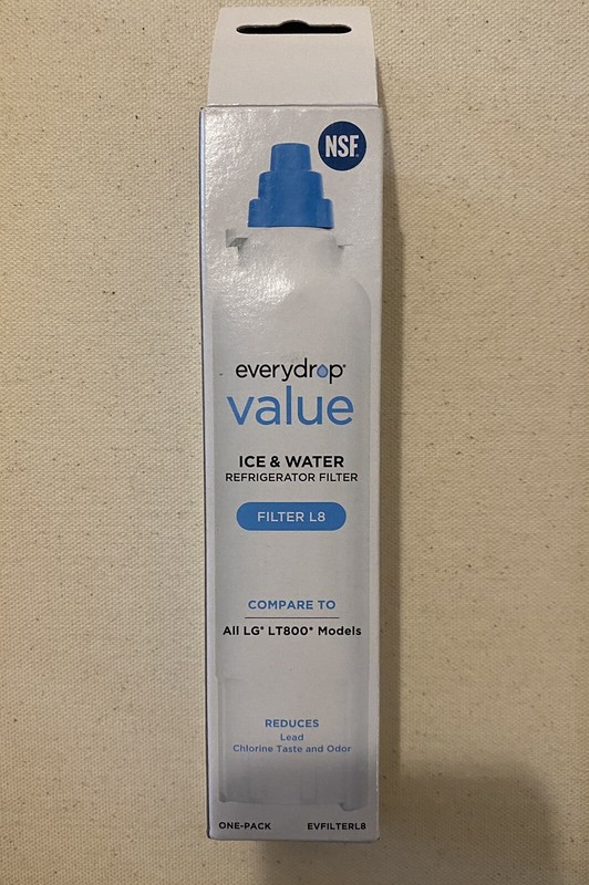 Everydrop Value ICE & WATER Refrigerator FILTER L8 Fits LG LT800 Models