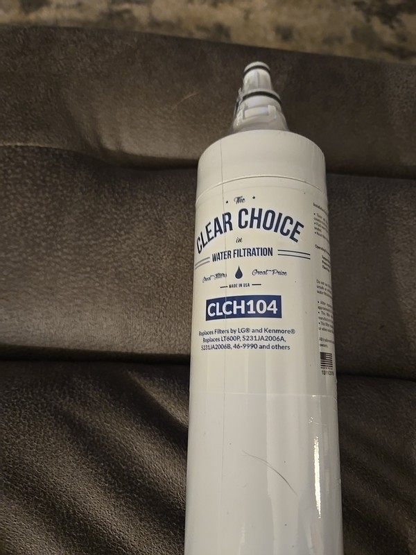 Clear Choice Water Filter CLCH104 Replacement LG Kenmore Lt600p Refrigerator NEW