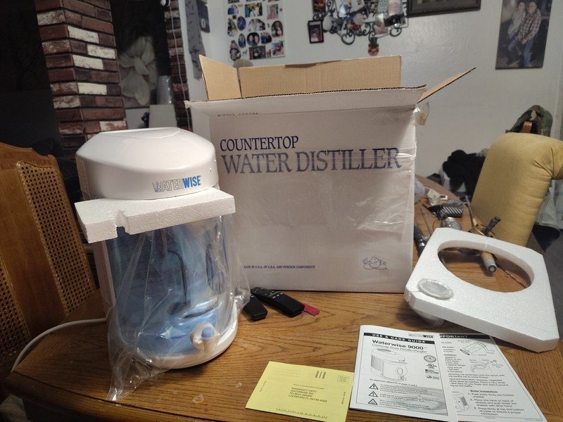 NEW NEVER USED OPEN BOX Waterwise 9000 9012 Countertop Water Distiller Purifier