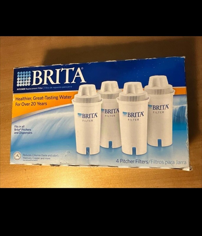 Genuine All BRITA Pitchers Replacement Water Filters Cartridges - Box of 4 gallery