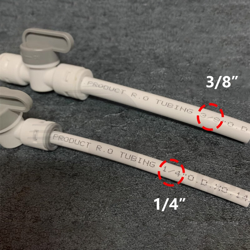 1/4" 3/8" PE Plastic Tubing Water Pipe for Reverse Osmosis Water Filter RO Unit gallery