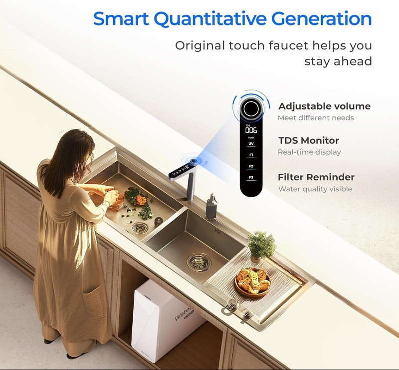 Waterdrop X12-Basic Tankless RO Water Filter,NSF/ANSI 58&372 Certified,BPA Free gallery