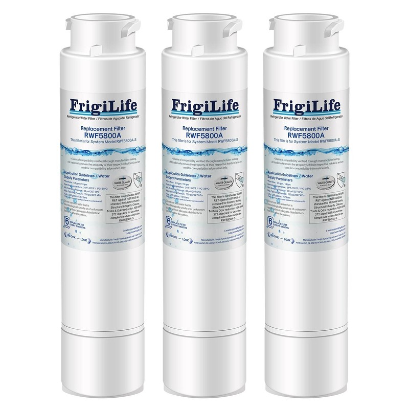 Refrigerator Water Filter Compatible with Frigidaire EPTWFU01, EWF02, 3PACK
