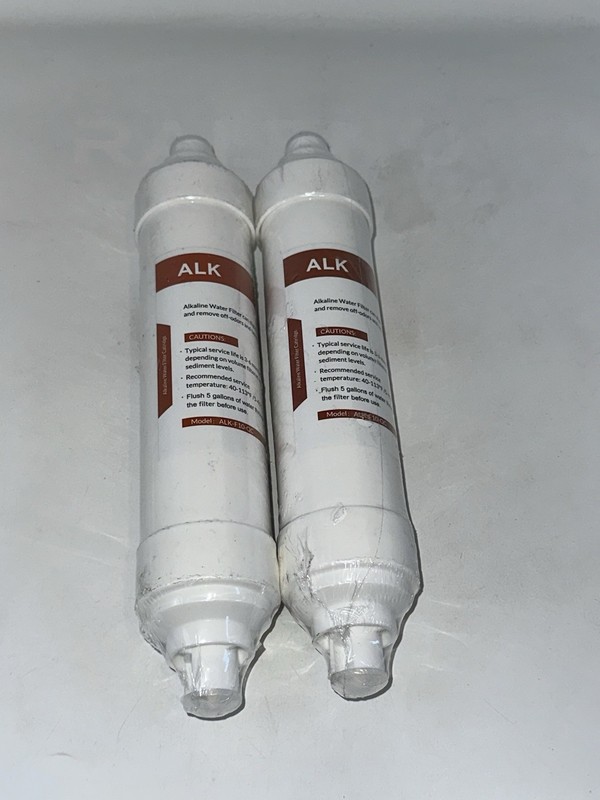 2 Pack pH+ Inline Mineral Alkaline Ionizer Water Filter Under Sink RO Cartridges