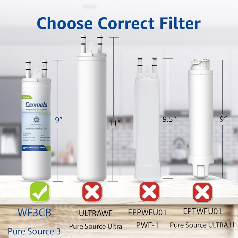 Innovative WF3CB Water Filter - 3 Pack of NSF Certified Carbon Fiber Quality gallery