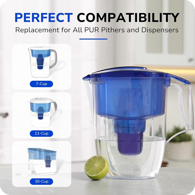 4X CRF-950Z Water Filter Replacement for PPF900Z PPT700W Pitchers and Dispensers gallery