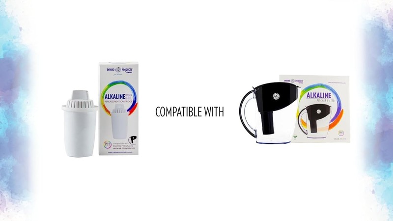 New Wave Enviro Alkaline Filter Cartridge 3 Pack 80 Gallon Pitcher Replace gallery