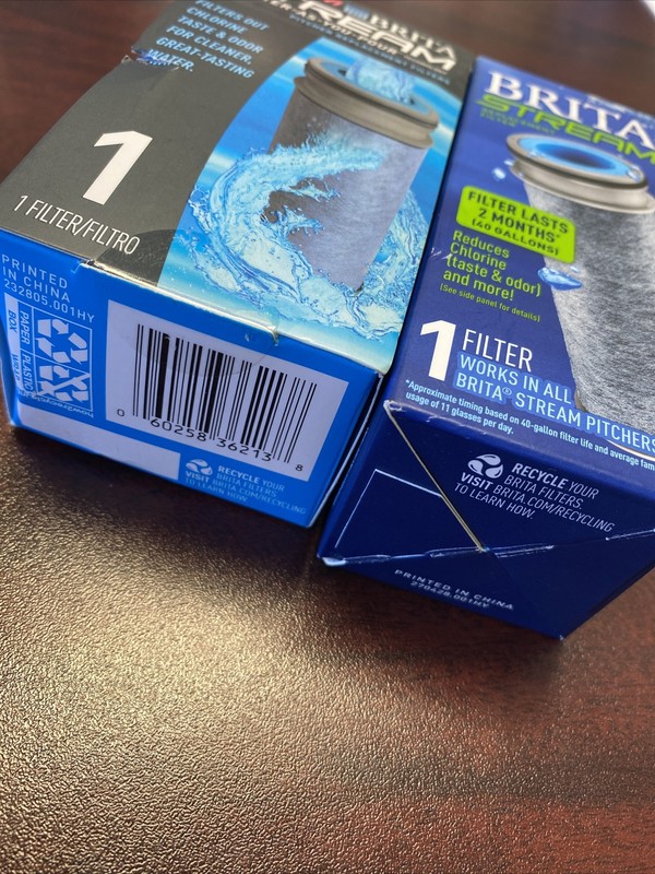 BRITA STREAM Filter Pitcher Replacement Cartridge 0B05 Single filter, (2) 1 pks gallery