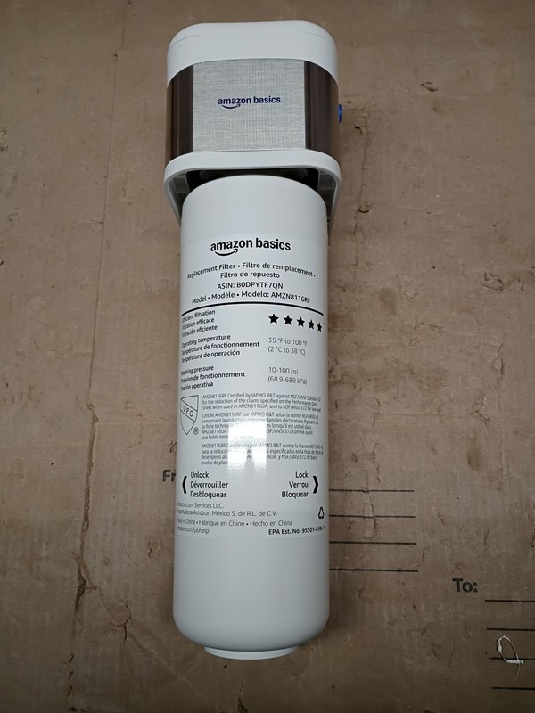 Amazon Basics Under Sink Water Filter System - Model AMZN8116RF Open Box gallery