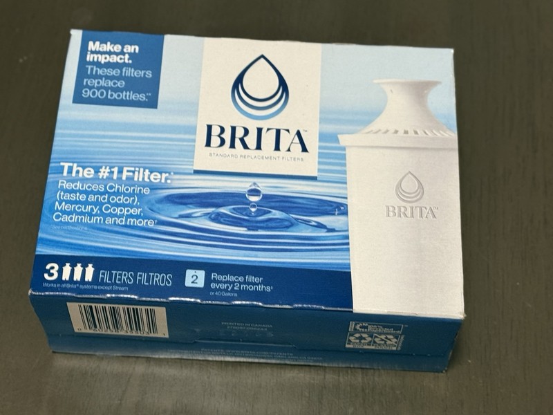 BRITA Standard Replacement Filters 3 Filters (BRAND NEW) Ob03