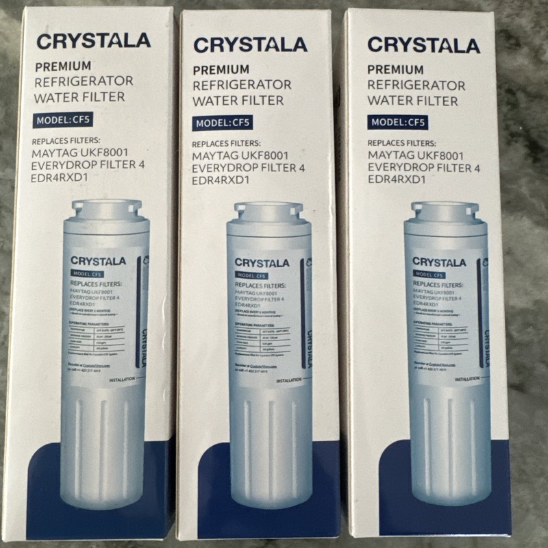 3 Water Filter UKF8001AXX for Kitchen Aid KRFC300ESS01 Kenmore 596.77596801 CF5