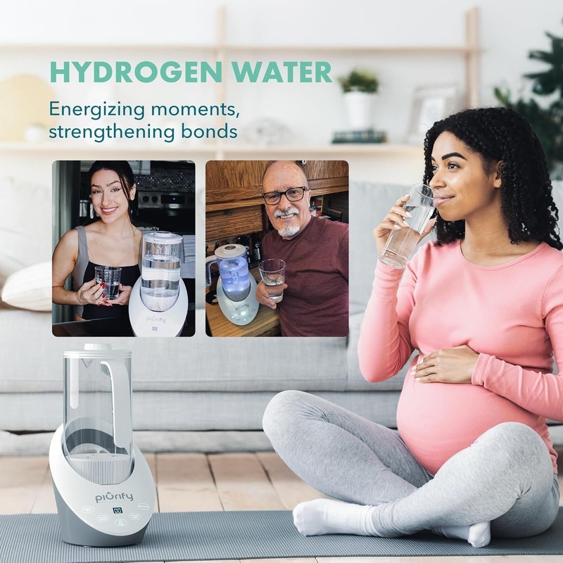 50 Oz Hydrogen Water Machine with Vortex | BPA Free Rich Hydrogen Water Gener... gallery