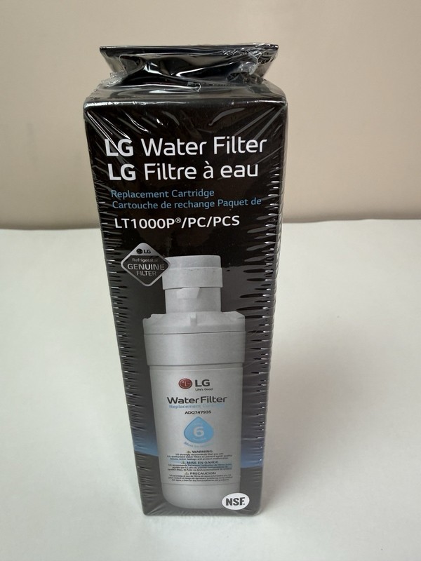 Genuine LG Water Filter Replacement Cartridge LT1000P/PC/PCS – New and Sealed!