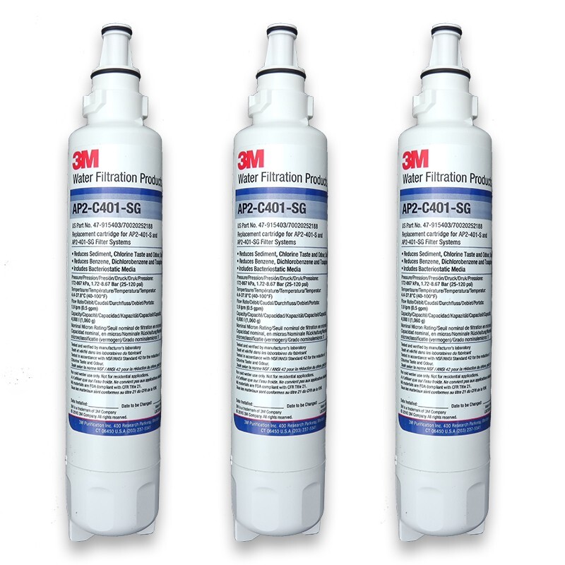 3 x 3M AP2-C401-SG Water Filter For Lincat Boiler EB3F EB4F EB6F gallery