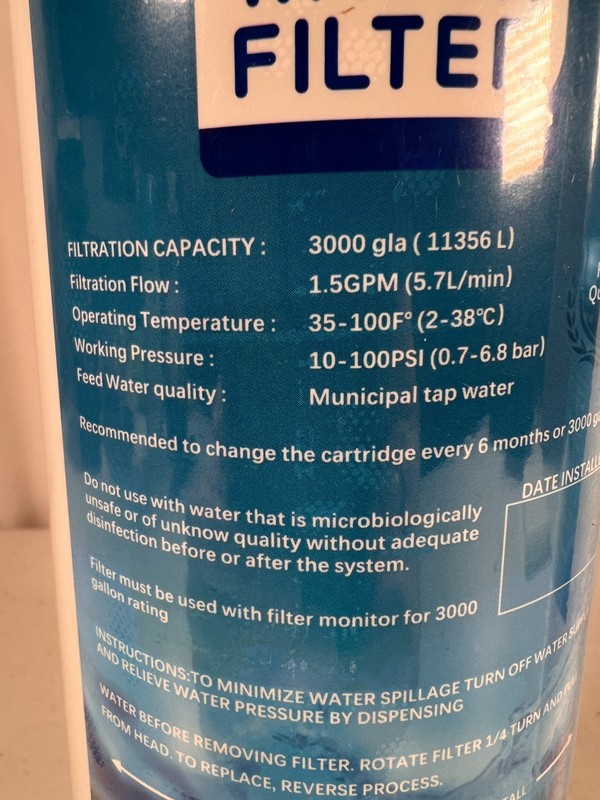 (4) Elkay 51300C Replacement Water Filter 55898C ERF750 No Chip gallery