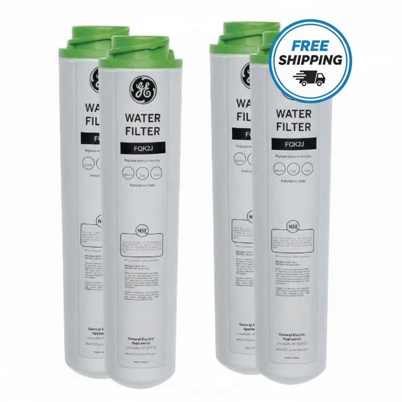 GE FQK2J Replacement Filter Pack 4 PACK Under Sink Dual Flow | FREE SHIPPING
