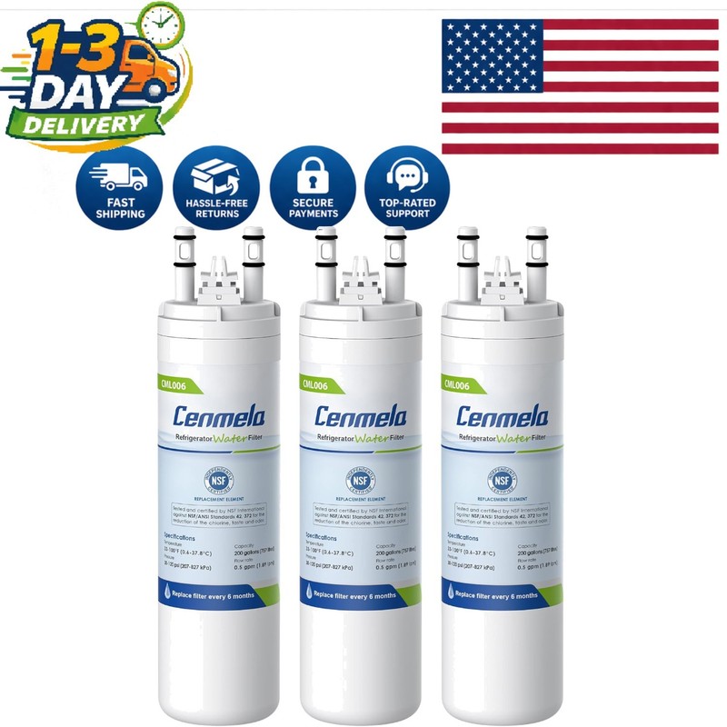 Innovative WF3CB Water Filter – 3 Pack of NSF Certified Carbon Fiber Quality