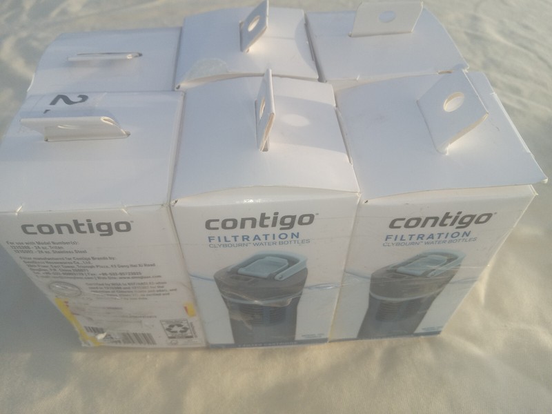 Lot 2 Contigo Replacement Water Filter Cartridge #1352812 Clybourn Water Bottles