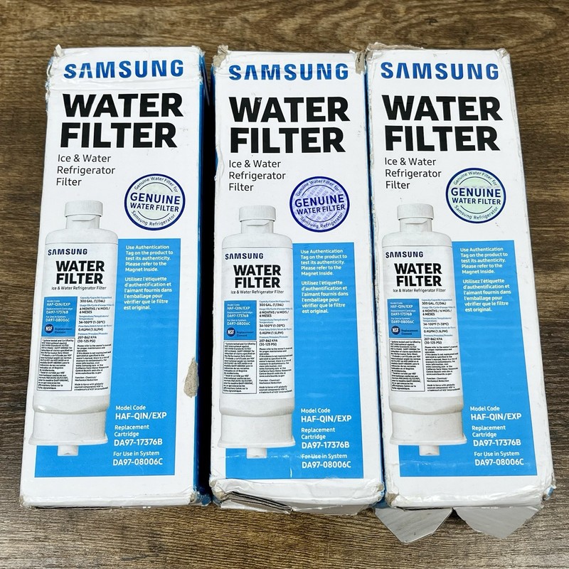 Genuine Samsung HAF-QIN/EXP DA97-17376B Refrigerator Water Filter OEM – 3 Pack