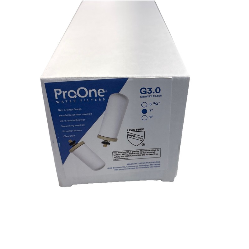 Big+ Gravity Water Filter ProOne G3.0 7″ Filter Elements