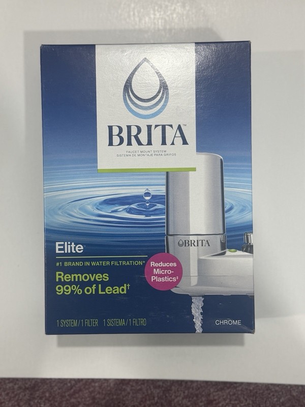 NEW BRITA Faucet Elite Chrome Replacement Filter Remove 99% of Lead