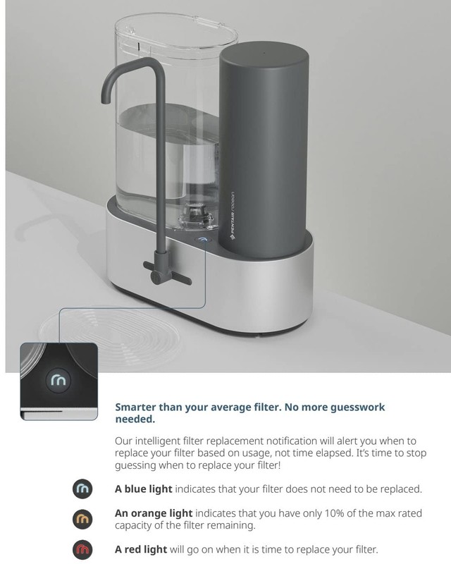 Pentair Rocean Reservoir Replacement Filter Cartridge for Rocean Countertop Tap gallery