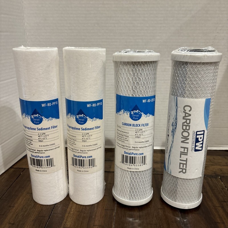 2X Polypropylene Sediment Filter WF-RO-PP10 – Carbon Block – IPW Filter