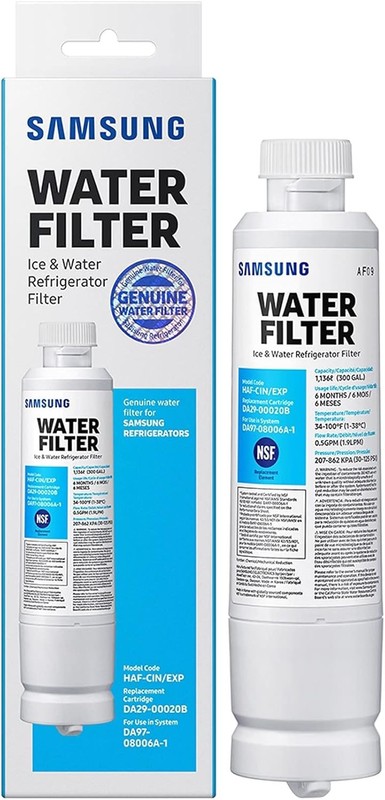 Original Samsung HAF-CIN/EXP Water Filter for Samsung Refrigerators, DA29-00020B