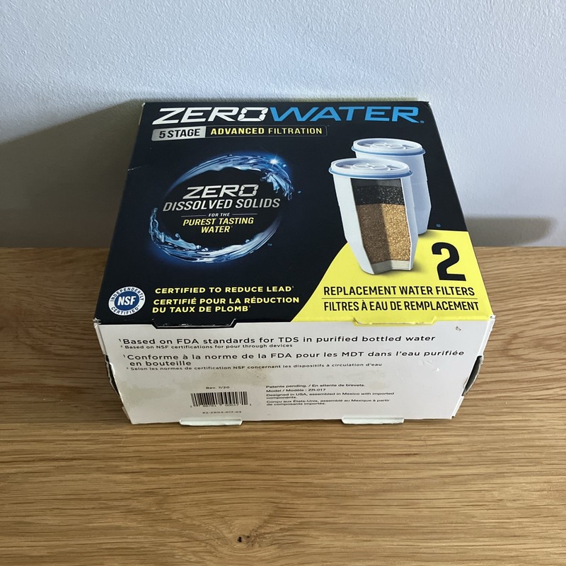 Zero Water 5 Stage Advanced Filtration 2 Pack Replacement Water Filters ZR-017 gallery