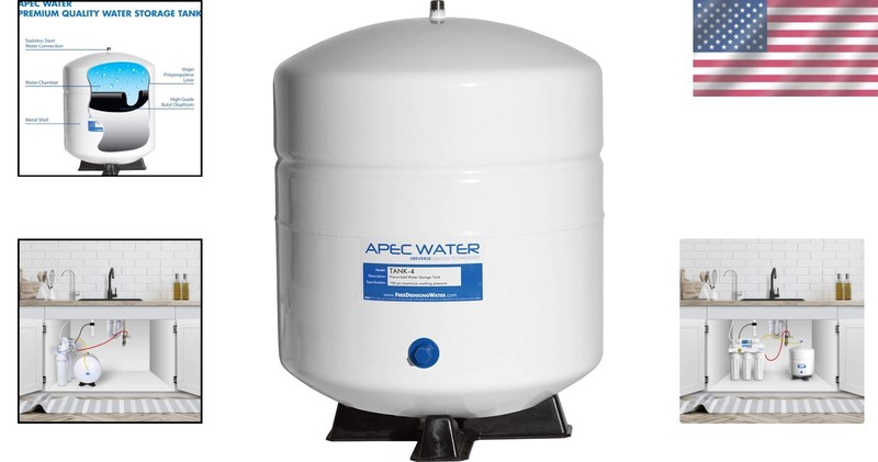 4 Gallon Pre-Pressurized Stainless Steel Water Tank for Reverse Osmosis Systems gallery