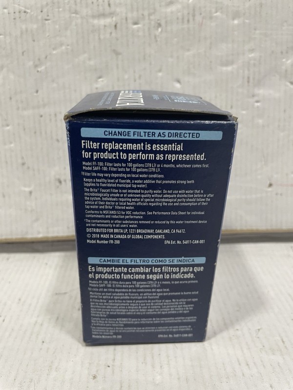 BRITA TAP WATER FAUCET FILTER REPLACEMENT (1PK) ~ PURIFIER CLEANS 99% LEAD gallery