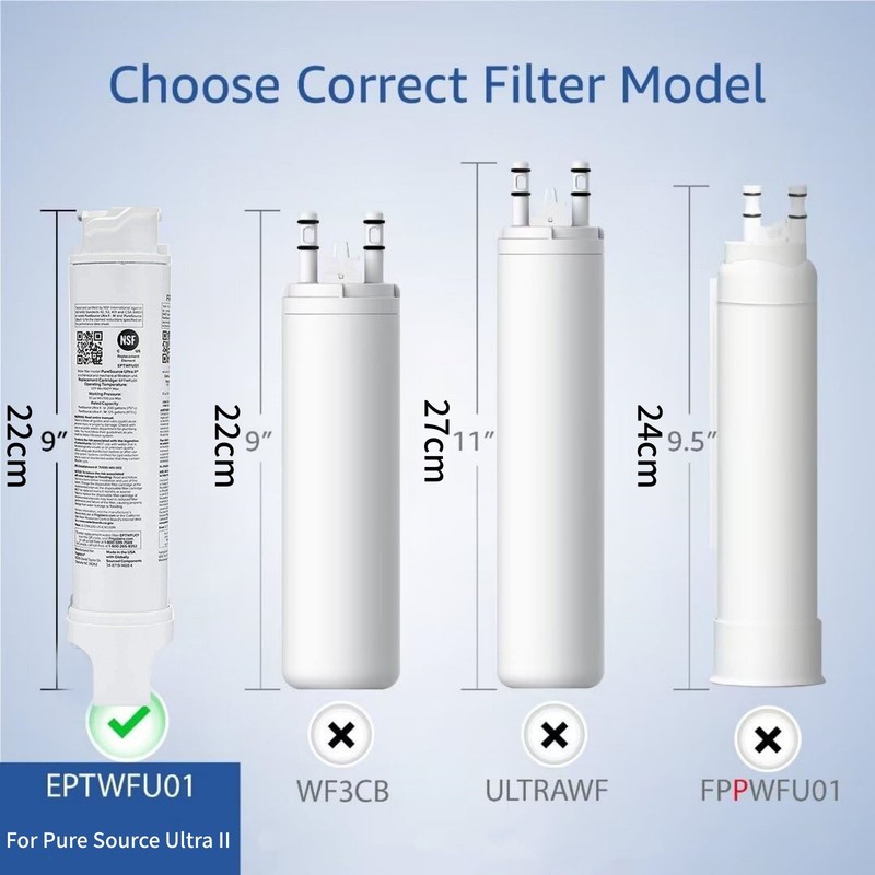 For Frigidaire EPTWFU01 Refrigerator Water Filter Replacement Model Compatible gallery