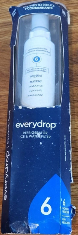 Whirlpool Everydrop Ice and Water Refrigerator Filter - White (EDR6D1) gallery