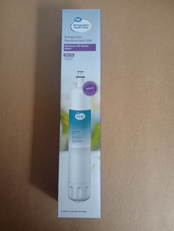 Great Value Replacement Refrigerator Water Filter GE RPWF 1-Pack Brand New