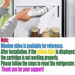 GE XWFE Replacment Refrigerator Water Filter Without Chip
