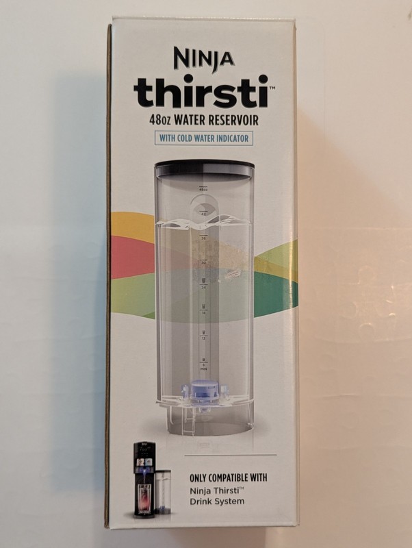 Ninja Thirsti 48oz Water Reservoir With Cold Water Indicator Brand New