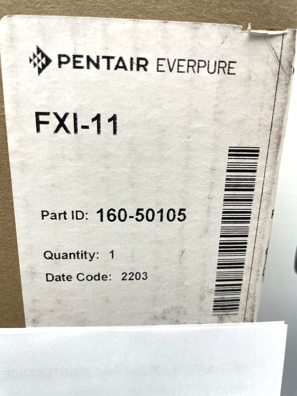 NEW PENTAIR EVERPURE FXI-11 WATER FILTRATION SYSTEM 160-50105 DATE CODE 2203 gallery