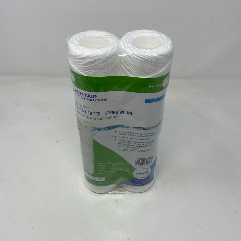 Pentair OMNIFilter RS5-DS 10×2.5 String Wound Filter 2-Pack White